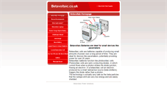Desktop Screenshot of betavoltaic.co.uk